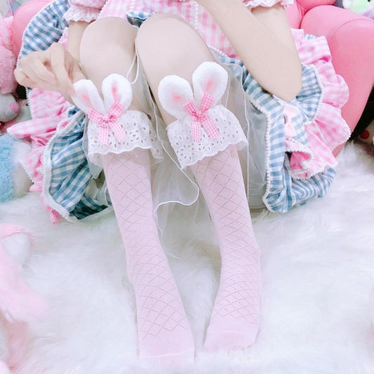 Bunny Lace Ruffle Socks