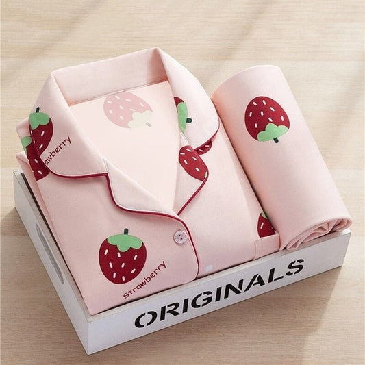 Strawberry Pajama Set