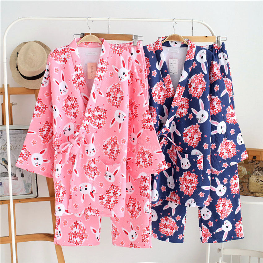 Sakura Bunny Kimono Lounge Set