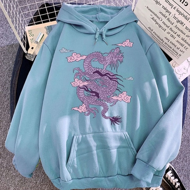 Sky Dragon Harajuku Hoodie