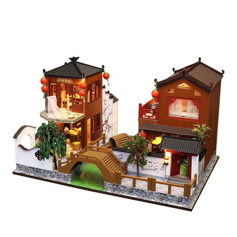 Chinese Ancient Town Dollhouse Kit