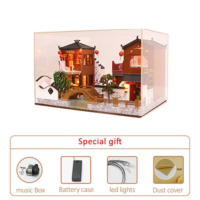 Chinese Ancient Town Dollhouse Kit