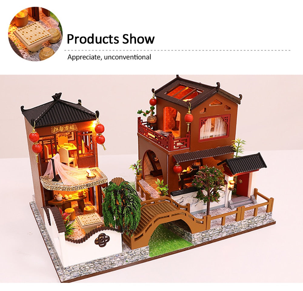 Chinese Ancient Town Dollhouse Kit