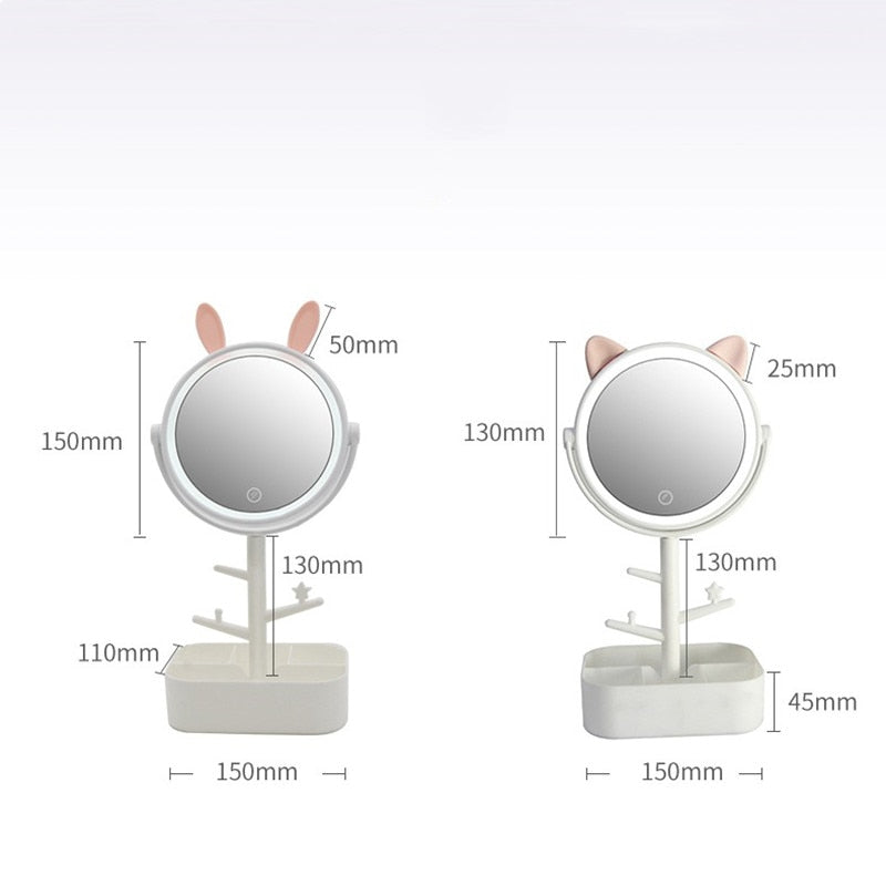 Kawaii Vanity Mirror Lamp