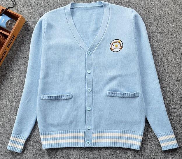 Penguin Knit Cardigan