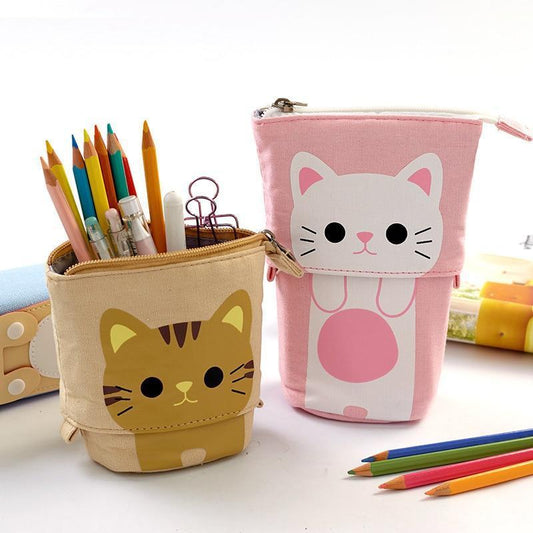 Cat Pencil Case With Zipper